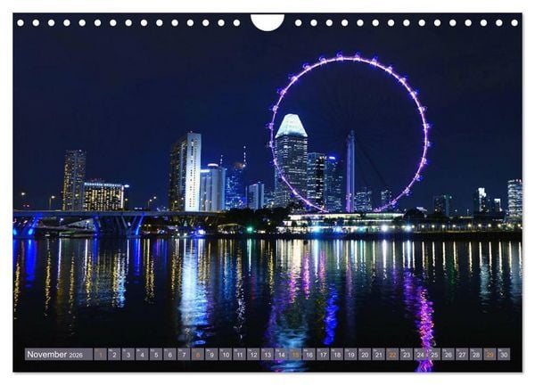 Produktbild: Singapur. Stadt der Superlative (Wandkalender 2026 DIN A4 quer), CALVENDO Monatskalender
