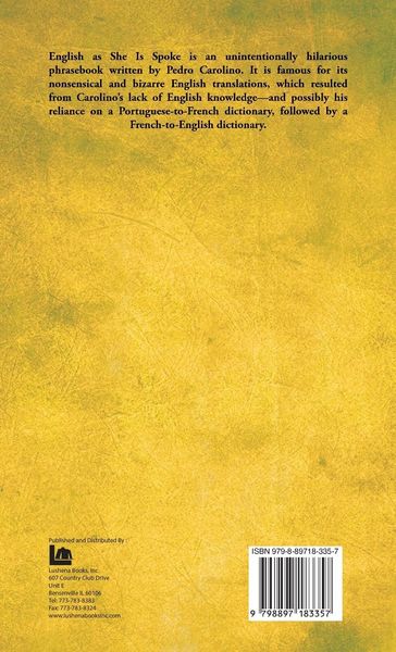 Produktbild: English as She Is Spoke