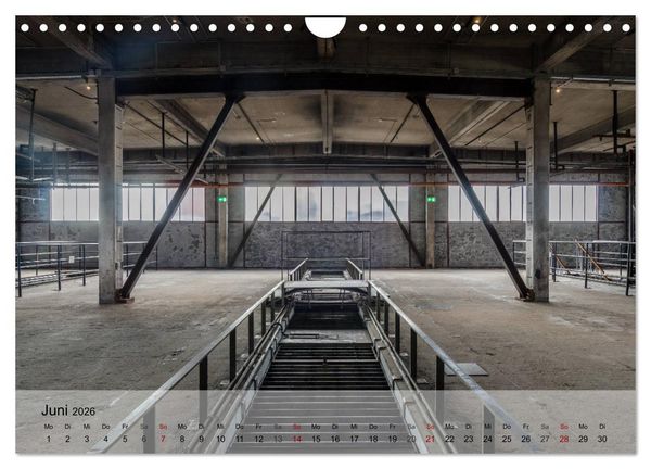 Produktbild: Zeche und Kokerei Zollverein Essen: Industrie-Architektur (Wandkalender 2026 DIN A4 quer), CALVENDO Monatskalender