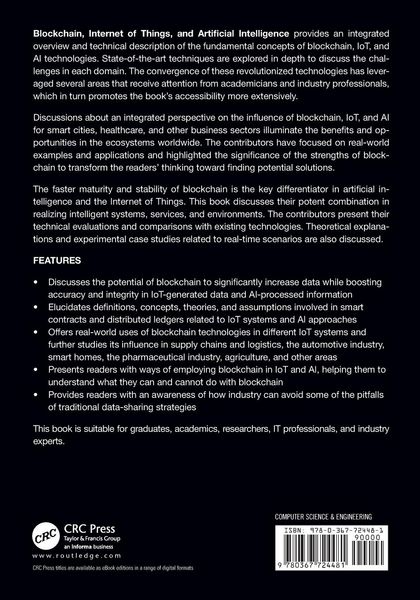 Produktbild: Blockchain, Internet of Things, and Artificial Intelligence
