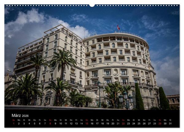 Produktbild: Monaco - Das F&uuml;rstentum an der franz&ouml;sischen Mittelmeerk&uuml;ste (Wandkalender 2026 DIN A2 quer), CALVENDO Monatskalender