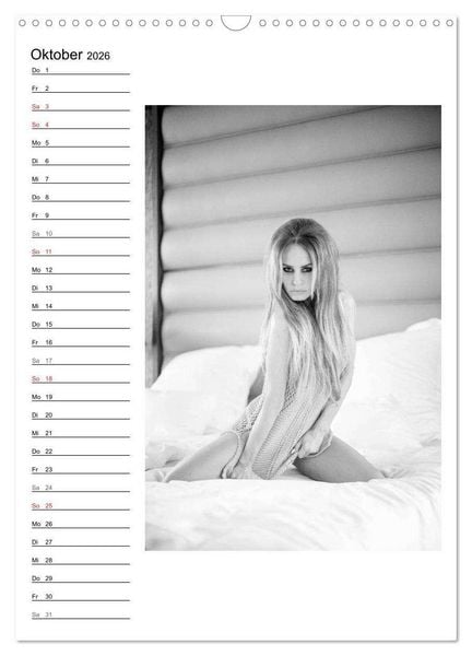 Produktbild: Mode in schwarz und wei&szlig; (Wandkalender 2026 DIN A3 hoch), CALVENDO Monatskalender