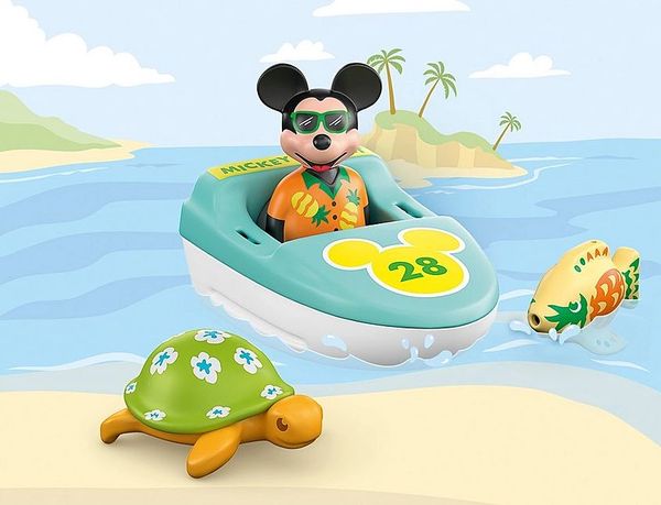 Produktbild: PLAYMOBIL 71417 1.2.3 & Disney: Mickys Bootstour