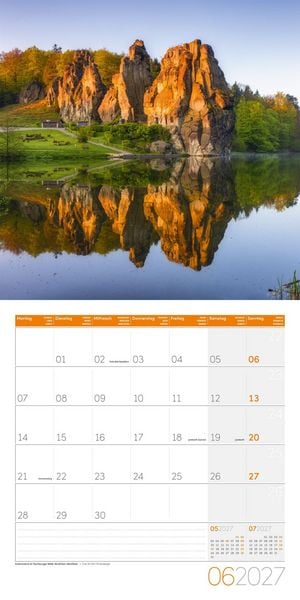 Produktbild: Deutschland Kalender 2027 - 30x30 - Art12