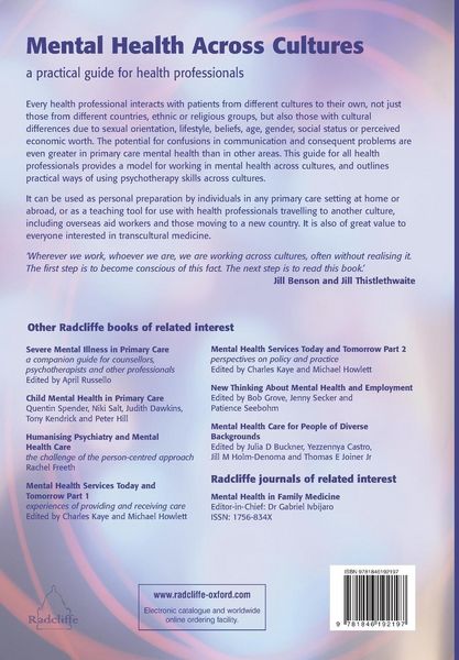 Produktbild: Mental Health Across Cultures