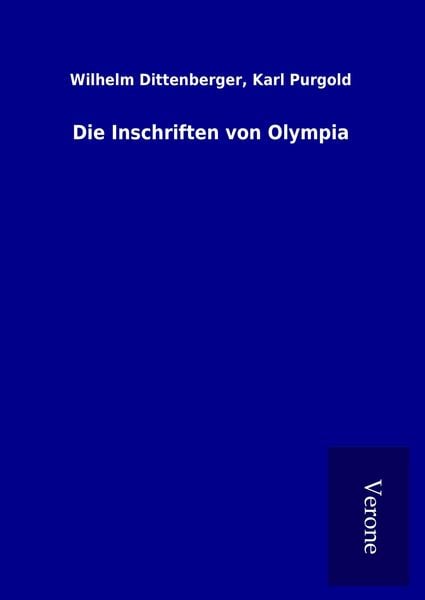 Produktbild: Die Inschriften von Olympia