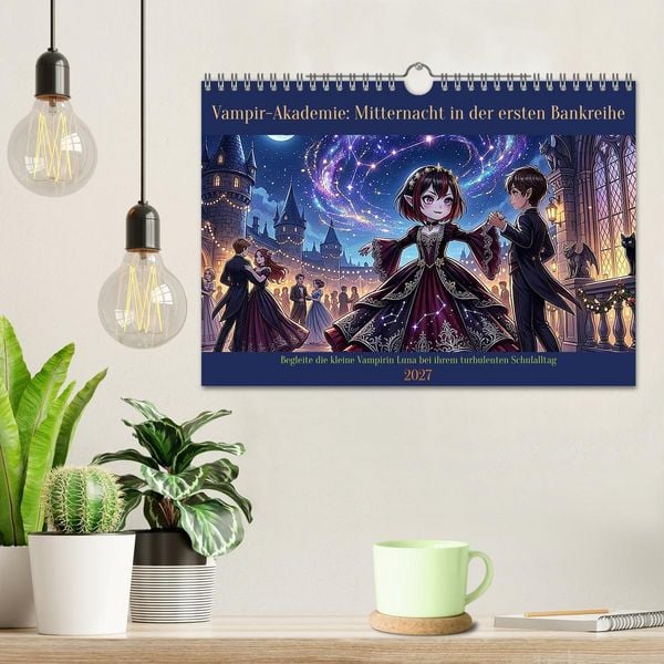 Produktbild: Vampir-Akademie: Mitternacht in der ersten Bankreihe (Wandkalender 2027 DIN A4 quer), CALVENDO Monatskalender