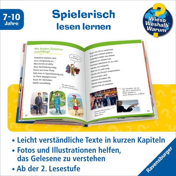 Produktbild: Wieso? Weshalb? Warum? Erstleser, Band 11 - Detektive und Ermittler