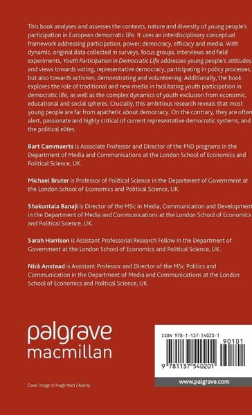 Produktbild: Youth Participation in Democratic Life