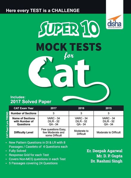 Produktbild: Super 10 Mock Tests for CAT