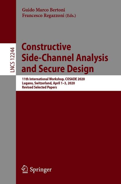 Produktbild: Constructive Side-Channel Analysis and Secure Design