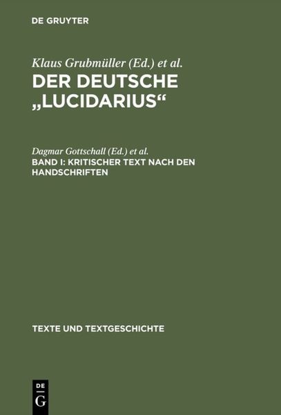 Produktbild: Kritischer Text nach den Handschriften