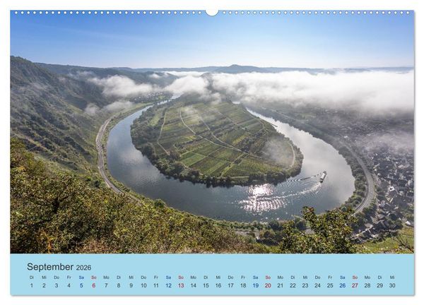 Produktbild: Moselansichten (hochwertiger Premium Wandkalender 2026 DIN A2 quer), Kunstdruck in Hochglanz