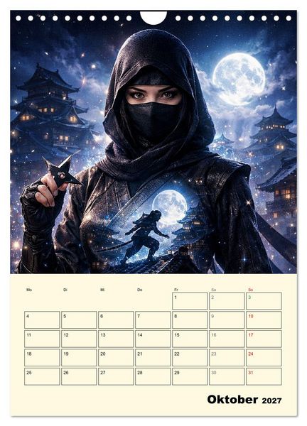 Produktbild: Seele des Kriegers (Wandkalender 2027 DIN A4 hoch), CALVENDO Monatskalender