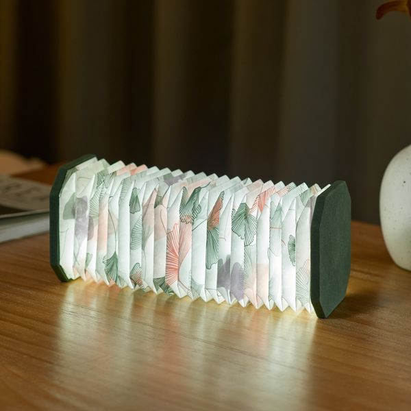 Produktbild: Velvet Accordion Light - Stimmungslicht in Akkordeonform Geometrisches Muster