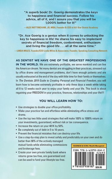 Produktbild: The Dentists 2019 Guide to Creating Personal and Financial Freedom