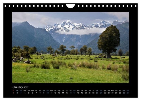 Produktbild: New Zealand - The most beautiful places (Wall Calendar 2027 DIN A4 landscape), CALVENDO 12 Month Wall Calendar