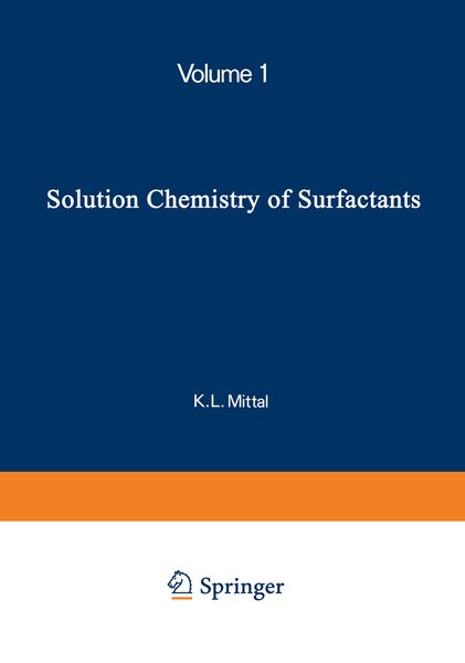 Produktbild: Solution Chemistry of Surfactants