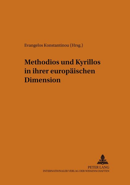 Produktbild: Methodios und Kyrillos in ihrer europ&auml;ischen Dimension