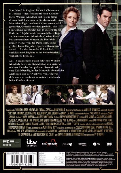 Produktbild: Murdoch Mysteries - Staffel 3 [4 DVDs]