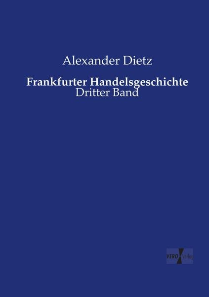 Produktbild: Frankfurter Handelsgeschichte