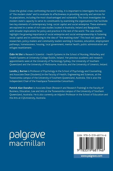 Produktbild: Social Capital and Enterprise in the Modern State