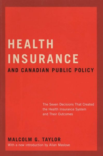 Produktbild: Health Insurance and Canadian Public Policy