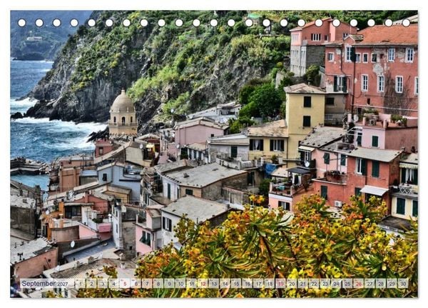 Produktbild: SCHMUCKST&Uuml;CKE der CINQUE TERRE (Tischkalender 2027 DIN A5 quer), CALVENDO Monatskalender