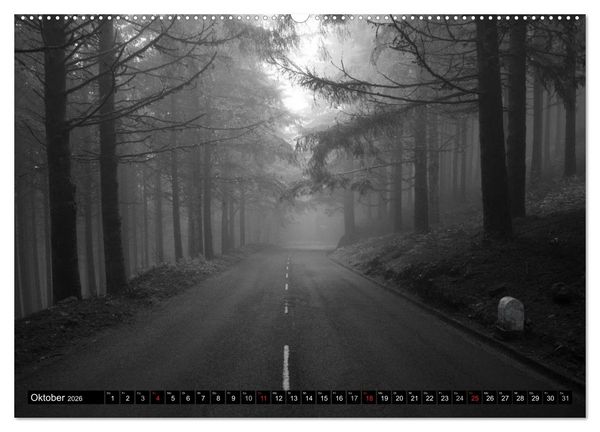 Produktbild: Stille Momente in Schwarz-Weiss (hochwertiger Premium Wandkalender 2026 DIN A2 quer), Kunstdruck in Hochglanz