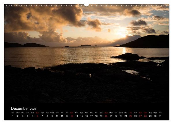 Produktbild: THE HIGHLANDS (High Quality Premium Wall Calendar 2026 DIN A2 landscape),CALVENDO 12 Month Wall Calendar