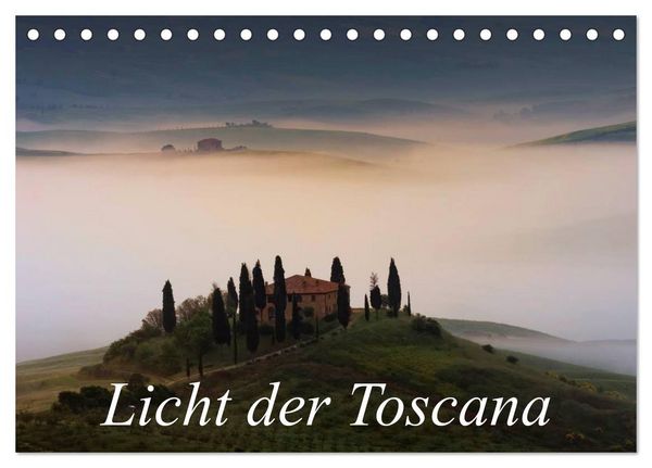 Produktbild: Licht der Toscana (Tischkalender 2026 DIN A5 quer), CALVENDO Monatskalender