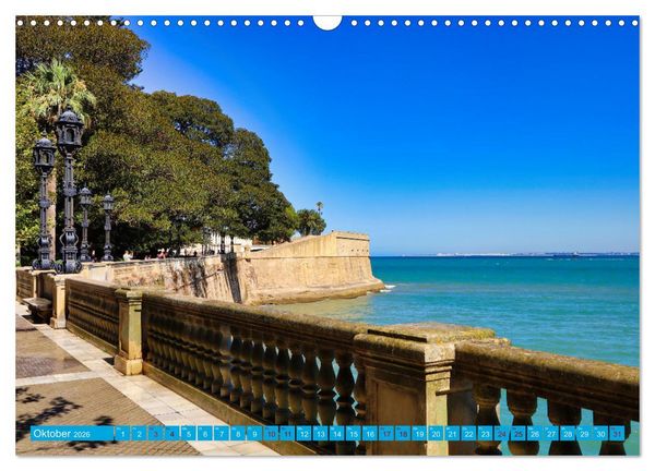 Produktbild: C&aacute;diz Sp&uuml;re die frische Meeresbrise (Wandkalender 2026 DIN A3 quer), CALVENDO Monatskalender