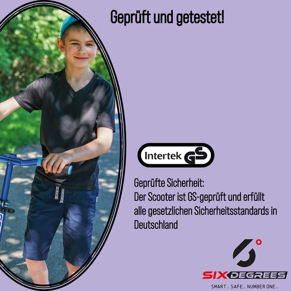 Produktbild: SIX DEGREES Alu Scooter Junior 180/145