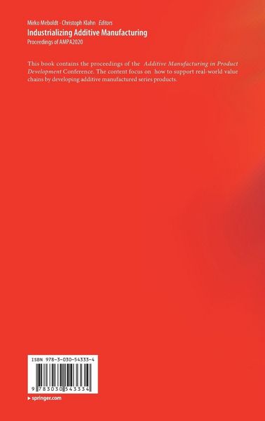 Produktbild: Industrializing Additive Manufacturing
