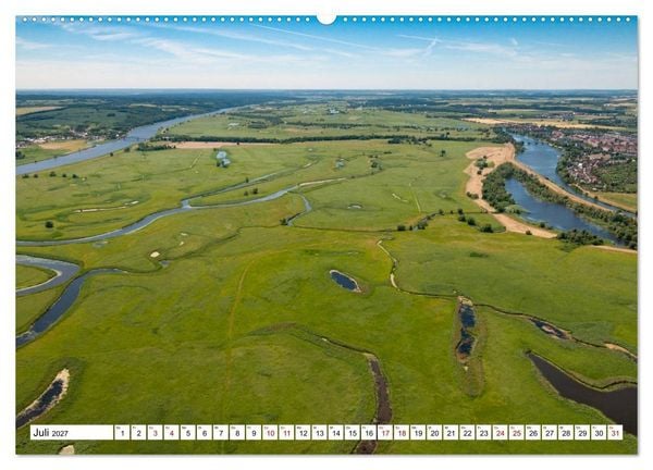 Produktbild: Ostbrandenburg von oben (Wandkalender 2027 DIN A2 quer), CALVENDO Monatskalender