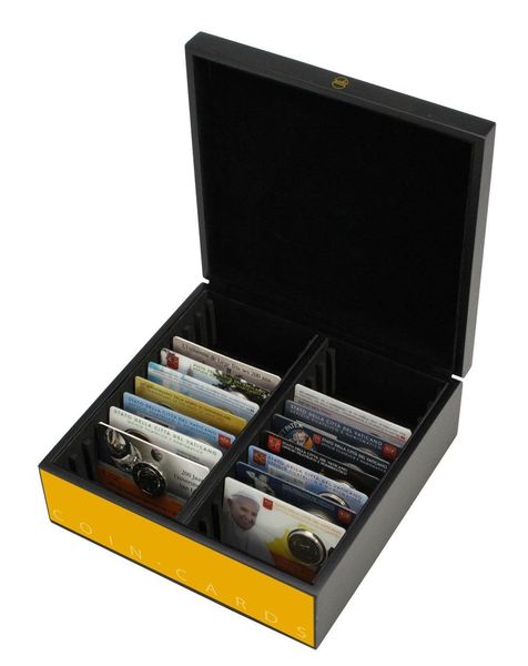 Produktbild: Coin Cards Magazin Box,Holz