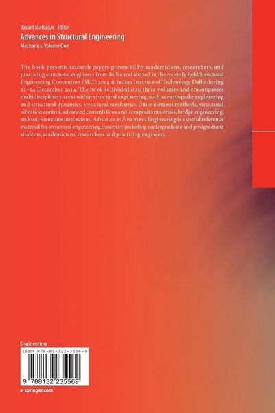 Produktbild: Advances in Structural Engineering
