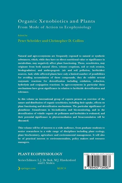 Produktbild: Organic Xenobiotics and Plants