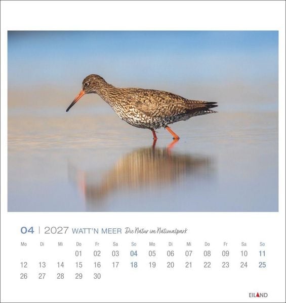 Produktbild: Watt'n Meer Postkartenkalender 2027 - Die Natur im Nationalpark