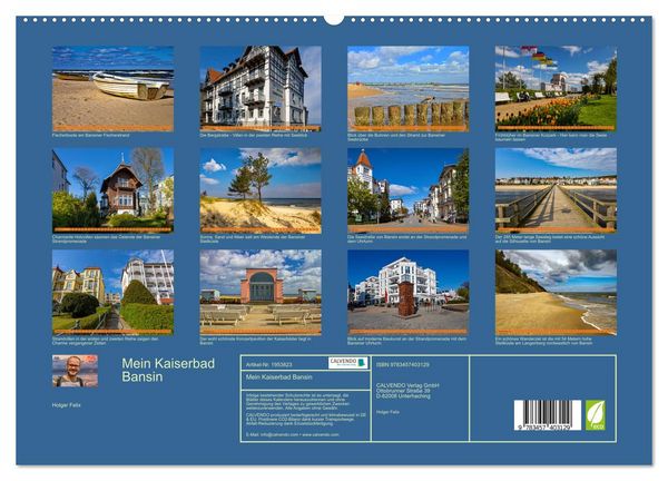 Produktbild: Mein Kaiserbad Bansin (hochwertiger Premium Wandkalender 2026 DIN A2 quer), Kunstdruck in Hochglanz