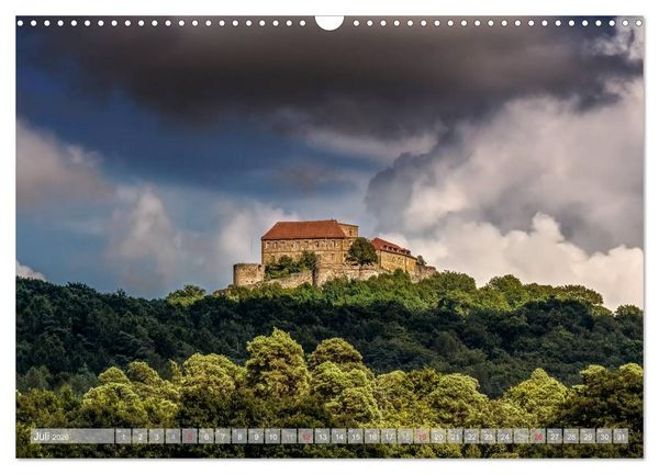 Produktbild: Burgenlandschaft Fr&auml;nkische Schweiz (Wandkalender 2026 DIN A3 quer), CALVENDO Monatskalender