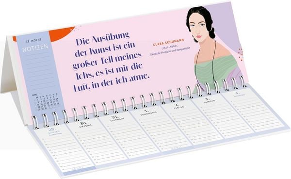 Produktbild: Tischkalender Kluge Frauen, die unsere Welt inspirieren 2027