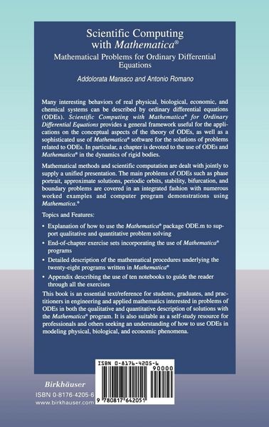 Produktbild: Scientific Computing with Mathematica&reg;