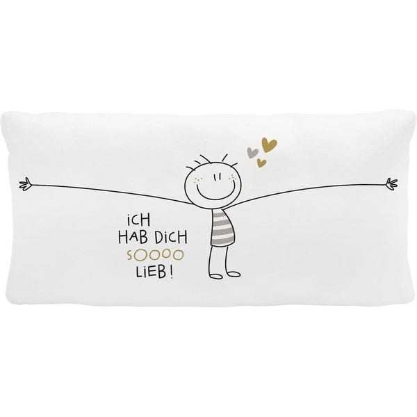 Produktbild: Pl&uuml;schkissen "Hab dich sooo lieb"