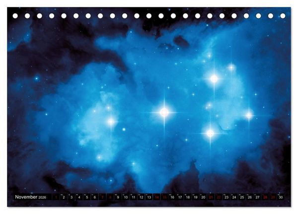 Produktbild: Sternenwelten (Tischkalender 2026 DIN A5 quer), CALVENDO Monatskalender
