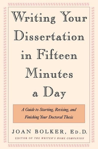 Produktbild: Writing Your Dissertation in Fifteen Minutes a Day