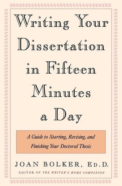 Produktbild: Writing Your Dissertation in Fifteen Minutes a Day