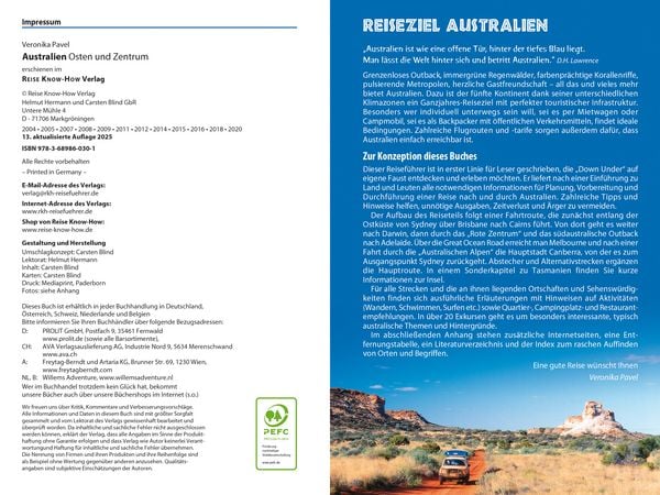 Produktbild: Reise Know-How Reisef&uuml;hrer Australien Osten und Zentrum
