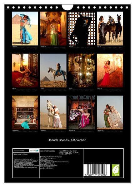 Produktbild: Oriental Scenes / UK-Version (Wall Calendar 2026 DIN A4 portrait), CALVENDO 12 Month Wall Calendar