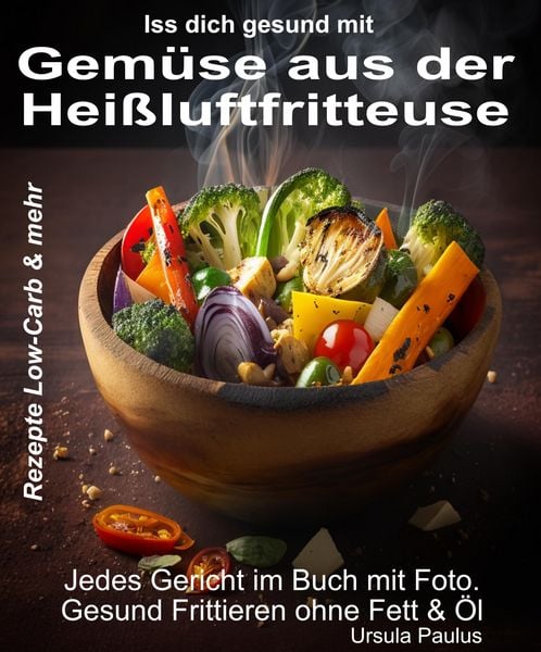 Produktbild: Iss Dich gesund mit Gem&uuml;se aus der Hei&szlig;luftfritteuse Rezepte Low-Carb & mehr